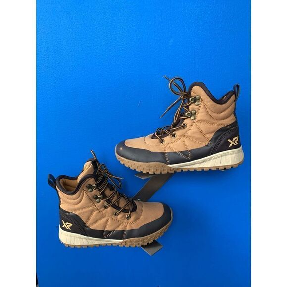 XRAY Men's High Top Work Boots XRW1597 Wheat Size 2 - Picture 2 of 6